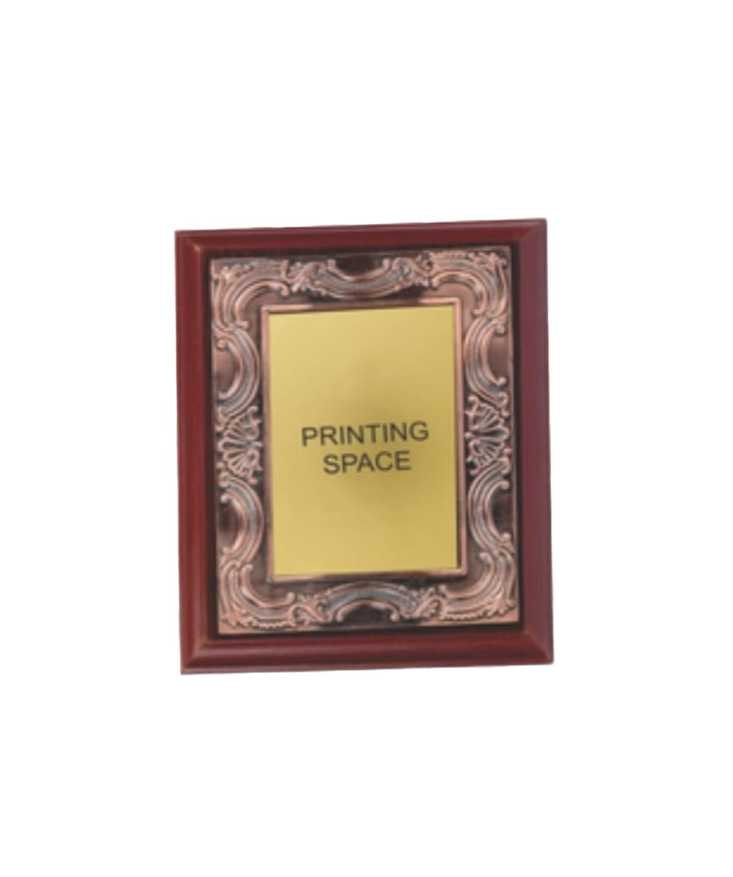 MG-TM56 - Wooden Plaque with Plastic Frame