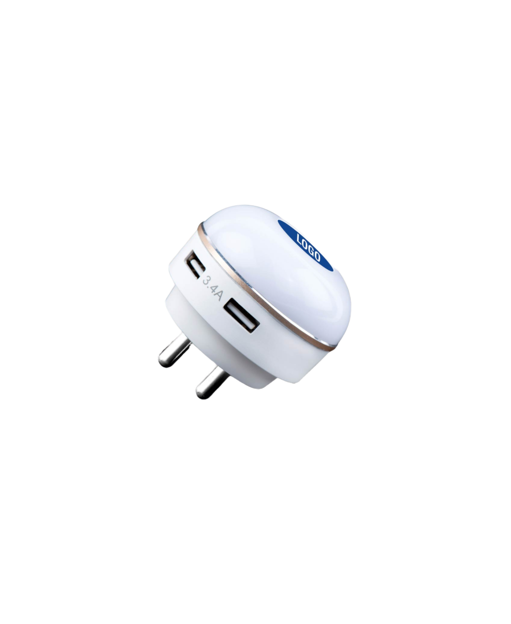 MG-GA16 – Dual USB Fast Charger With Night Lamp