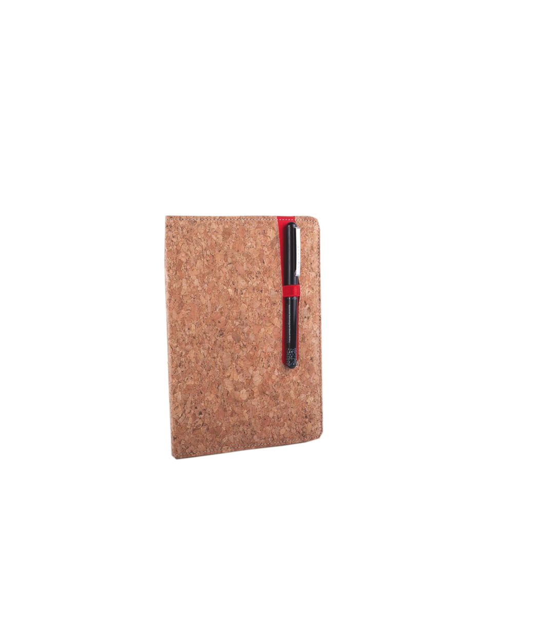 MG-SY21 – Cork Eco Friendly A5 Notebook With Colored Pen Slot | Hard Bound Cover | With Memorandum & Bookmark Ribbon| 80 Gsm Sheets | 160 Undated Pages