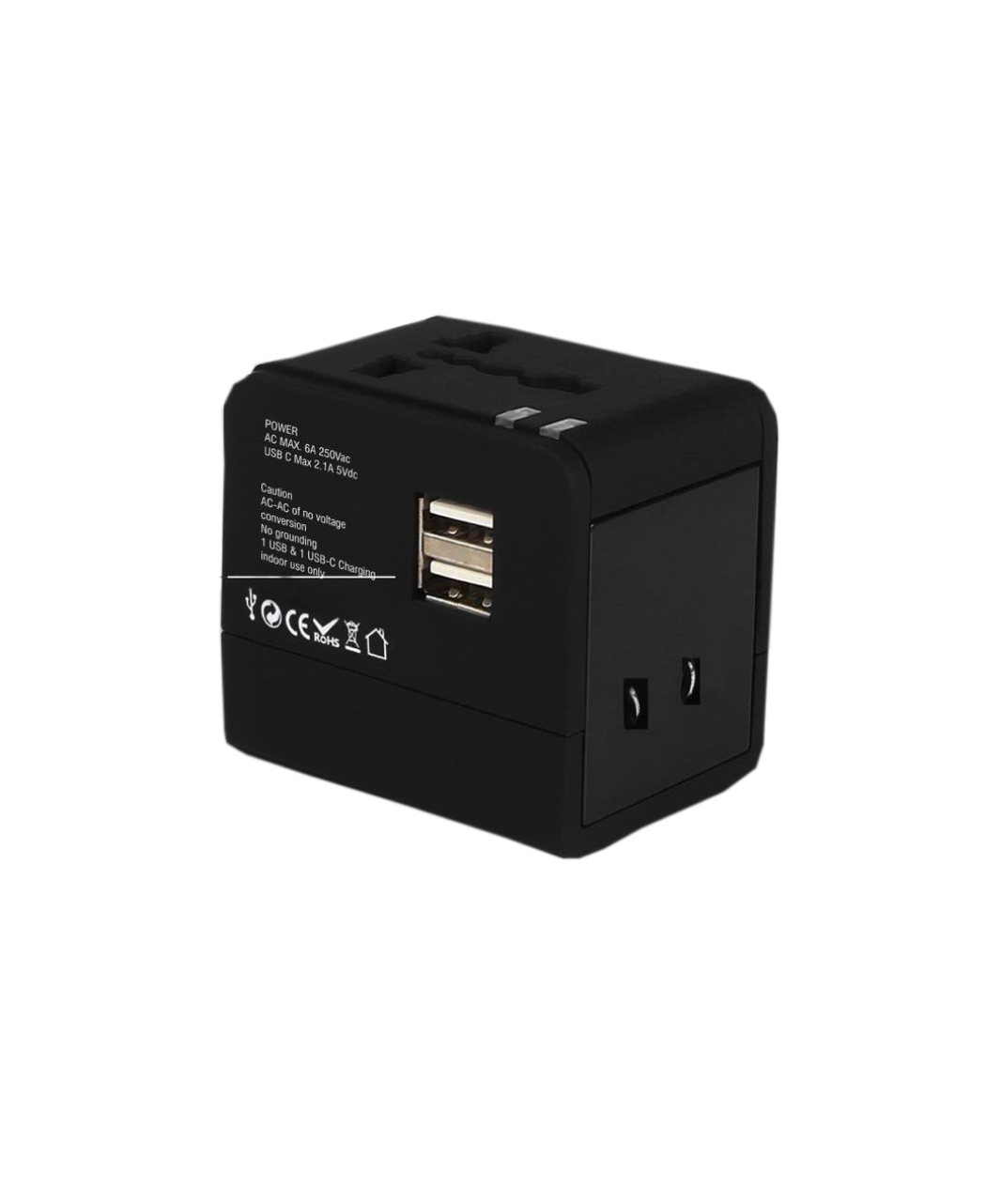 MG-GA34 – World Travel Adaptor With Double USB