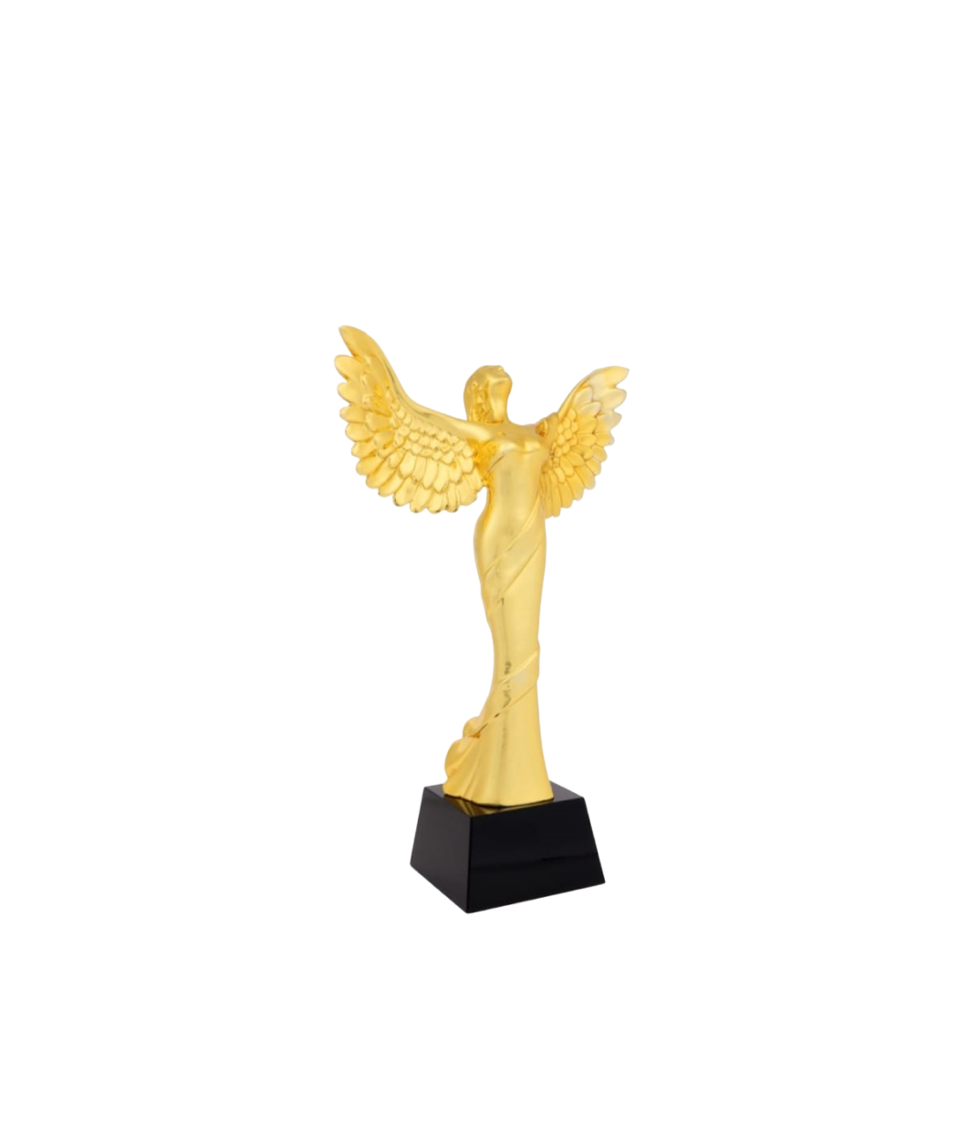 MG-TM15 - Resin Trophy Flying Lady with Crystal Base