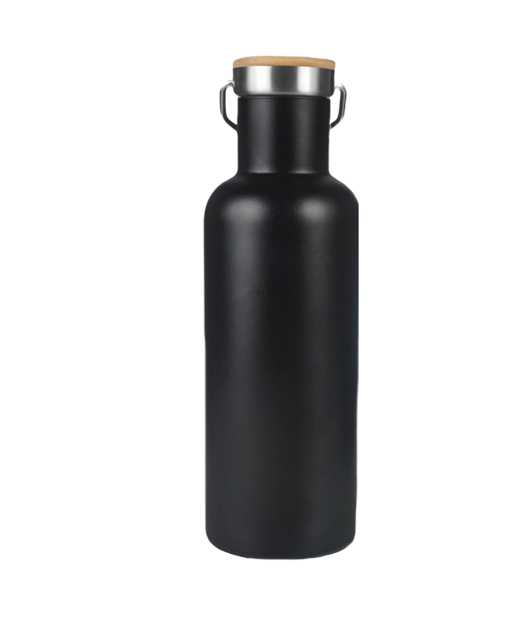 MG-S03 - Eco Vault 700: 700 Ml Vacuum Flask With Bamboo Lid | 304 Steel Inside & Outside | 18 Hours Hot/Cold