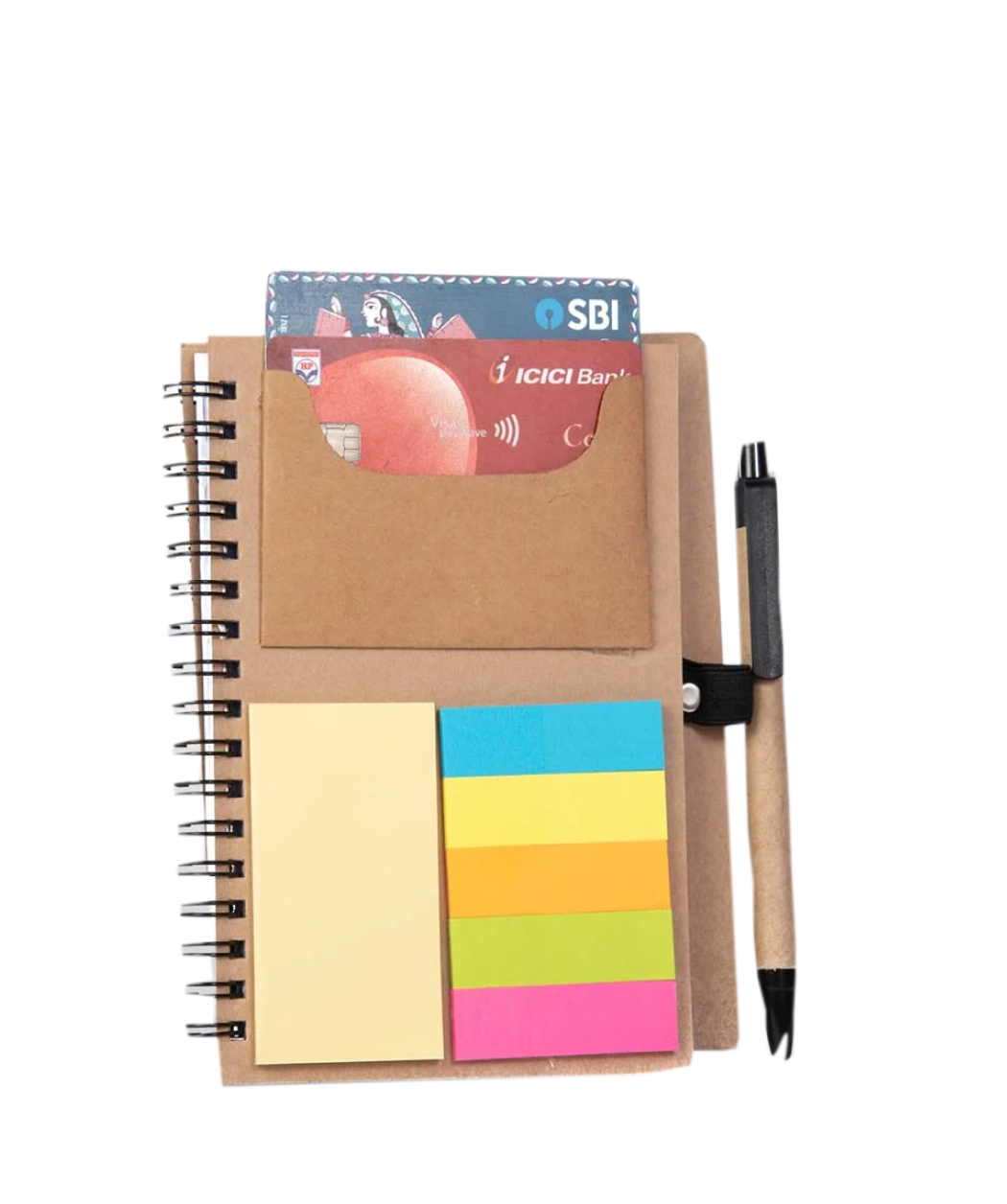 MG-SY03 - Eco Friendly Sticky Pad Notebook With Clear Cover (With Pen)