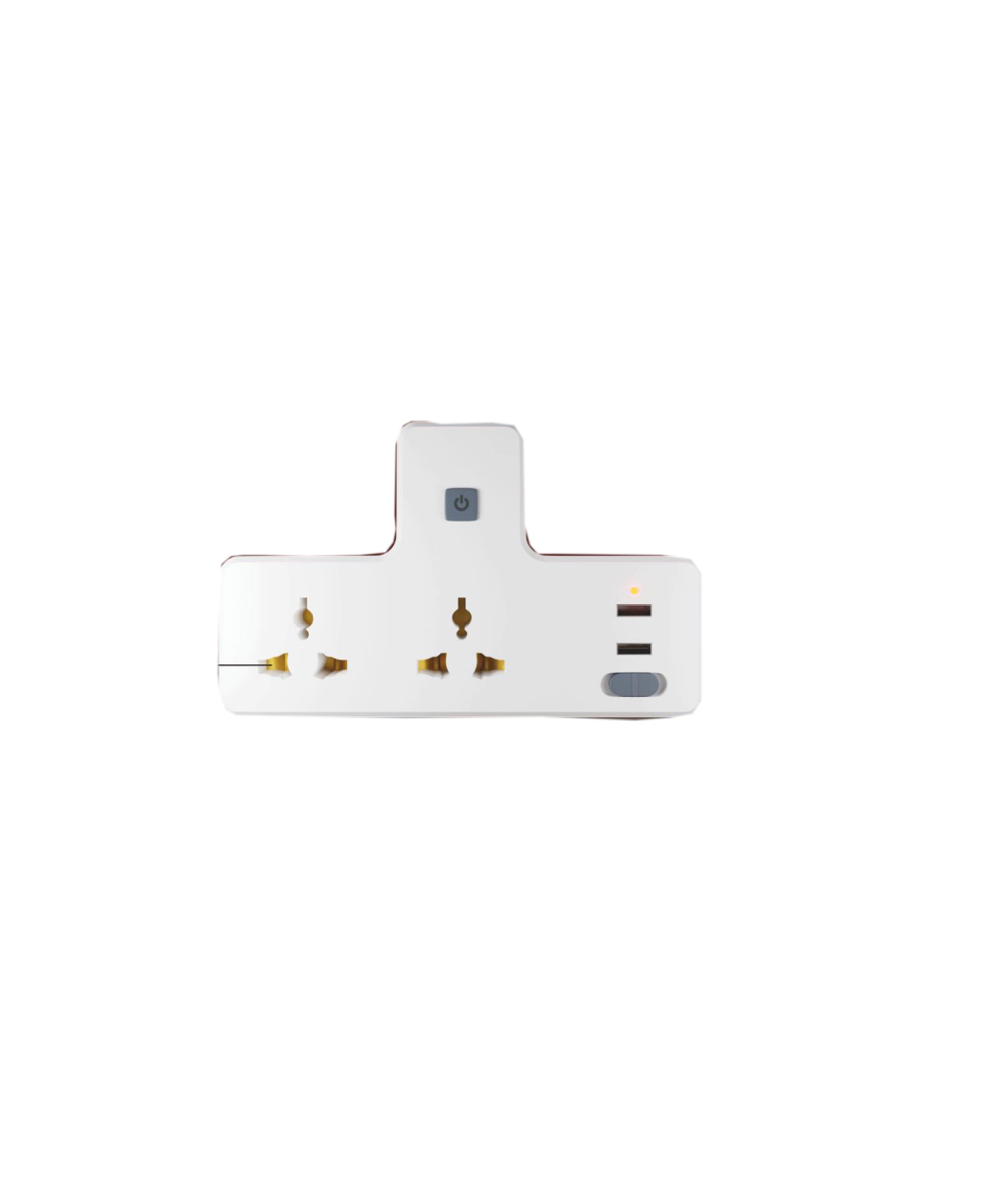 MG-SY08 – Power Strip With USB Ports & Night Lamp | 2 Sockets With 2 USB Ports | 2 Mode Lamp